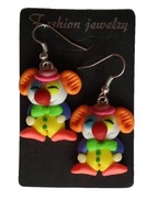 KOLCZYKI Z MODELINY KLAUN Z HORRORU NA PREZENT