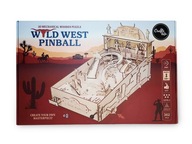 Drewniane PUZZLE 3D Mechanical - WILD WEST PINBALL - Gra DIY / 44cm