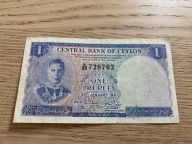 Cejlon - 1 rupia - 1951