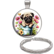 Brelok do kluczy/ka - Pies - ozdobna zawieszka, plecak, portfel