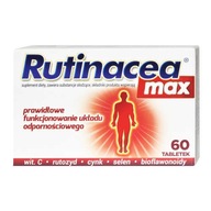 Rutinacea Max, 60 tabletek, wit. C, rutozyd, cynk, selen, bioflawonoidy