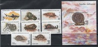 MADAGASKAR fauna morska Mi 1416-23**+bl 208**