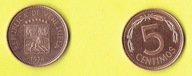 Wenezuela - 5 Centimos 1974 r.