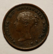 1/2 farthinga 1844 Wiktoria