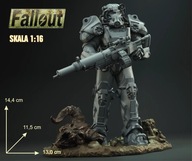 FALLOUT- Rycerz Bractwa Stali. T-60 Pancerz Wspomagany- figurka wydruk 3D