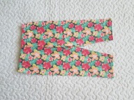 Cool Club legginsy 3/4 w kwiatki nowe roz 116