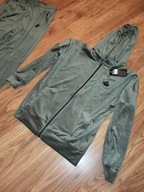 WELUROWY KOMPLET DRESOWY POLSKI BUTELKOWA ZIELEŃ 2XL