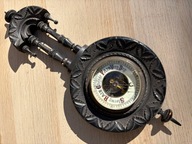 Stary Barometr drewniany XIX/XX w.