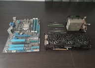 Zestaw części komputerowych Gtx 980 Asus PBZ77-V LX Intel I5-3570K Ram 16GB