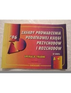ZASADY PROWADZENIA PODATKOWEJ KSIĘGI PRZYCHODÓW