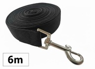 Smycz Treningowa Linka dla Psa TAŚMA Długa MOCNA do Nauki Przywołania 6m