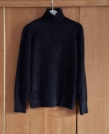 E-WOMEN czarny damski golf rozmiar M/L