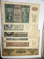 ZESTAW MIĘDZYWOJENNY BANKNOTÓW