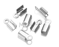 Końcówki zaciskowe z uszkiem do sznurka 3.5*9mm