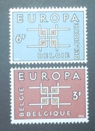 Europa-15 Belgia czysta seria** 1963r.
