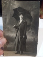 Stare Zdjęcie Moda Parasol Dąbrowa Szosowa