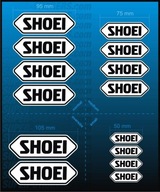 Naklejki naprawcze na kask SHOEI Zestaw 14szt. Logo Znaczek Nalepki Napisy