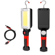 Lampa robocza warsztatowa LED 700 lm akumulatorowa | magnes, hak, USB