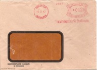 TRZECIA RZESZA -koperta -FRANKATURA MECHANICZNA -1943 rok -Esslingen