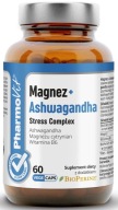 Magnez + Ashwagandha Stress Complex 60 kapsułek PharmoVit Clean Label