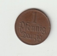 WM Gdansk 1 pfennig 1923 ladny stan
