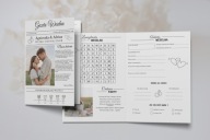 Gazeta weselna – 10 sztuk | Personalizowana | A5 składana | Gotowy wydruk