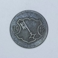 WORMS - 10 PFENNIG 1918 - żelazo / magnetyczna - bez gwiazdy