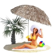 PARASOL OGRODOWY PLAŻOWY HAWAJSKI NA BALKON TARAS SKŁADANY - ŁAMANY 150CM
