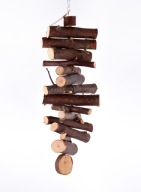 Gryzak jabłoń dla gryzoni szynszyli wiszący