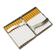 Papierośnica Metalowa Na 20 Papierosów Elegancka Etui Blaszka Prezent