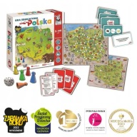 GRA EDUKACYJNA POLSKA PLANSZOWA DLA DZIECI RODZINNA 5+ EDGARD KAPITAN NAUKA
