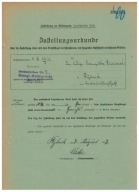 Potwierdzenie odbioru 1917 Rybnik sąd Czechy