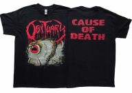 Obituary Cause of Death T-Shirt Official Orginał Florida Death Metal