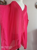 CERULEAN TUNIKA z koronką fuksja s/m on size