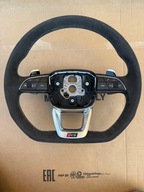 AUDI Q7 SQ7 Q8 RSQ8 4M kierownica ścięta Alcantara