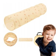 SELONIS TT-100X NAMIOT TUNEL DO ZABAWY DLA DZIECI SKŁADANY BEŻOWY PUSTY