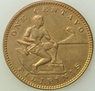 Filipiny - Administracja USA - 1 centavo 1926 - mennicza