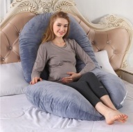 Poduszka DLA KOBIET W CIĄŻY CIĄŻOWA DO SPANIA karmienia TYPU C rogal