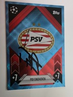 Karta topps matach autograf PSV Eindhoven Europa League Peter Bosz Trener