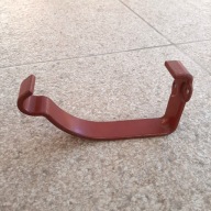 Uchwyt rynny Siba 125mm czerwony hak rynnowy metalowy DDC typ P SIBA RUUKKI