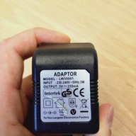 Zasilacz adapter 3V 250mA LW35001 ładowarka AC transformator sieciowy