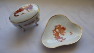 Puzderko i paterka - porcelana ILMENAU Graf von Henneberg Porzellan