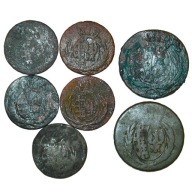 Zestaw monet Księstwo Warszawskie - 7 szt.