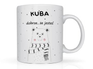 Kubek z imieniem na Walentynki na prezent na urodziny