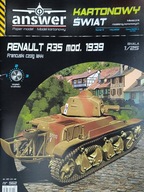 Answer 5/2022 czołg RENAULT R-35 mod. 1939