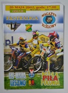 PROGRAM UNIA LESZNO - BGŻ POLONIA PIŁA 26.V.2002