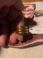 VEZZI NOWY PIERŚCIONEK OBRĄCZKA STAL CELEBRYTKA