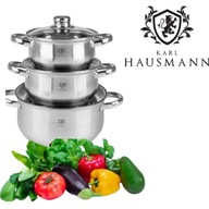 GARNEK DO GOTOWANIA NA PARZE 4.3L PAROWAR INDUKCJA ZDROWE GOTOWANIE MIX