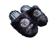 Kapcie futrzane Wednesday 36-37 Primark czarne serial Netflix