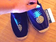 Espadryle damskie z ananasem 37